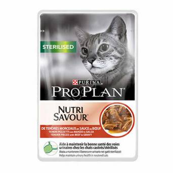 Pro Plan    85g  Nutri Savour Sterilised wołowina