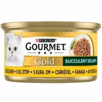 Purina    85g Gourmet Gold Succulent Delight kurczak