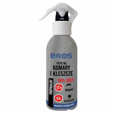 BROS Płyn na komary i kleszcze DeeT 130ml