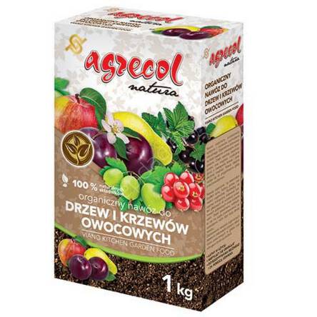 Nawóz Organiczny do drzew i krzewów owoc 1kg Agr