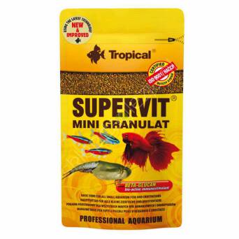 Pokarm dla ryb akwariowych Supervit Mini Gran 10g