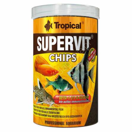 Pokarm dla ryb akwariowych Supervit Chips 1000ml