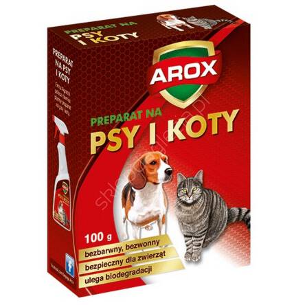 Preparat odstraszający psy i koty 100g Agrecol