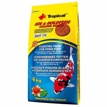 Pokarm dla ryb  4kg Koi&Goldfish Colour Sticks 