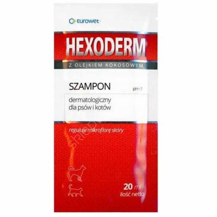 Szampon Hexoderm 20ml saszetka dla psa