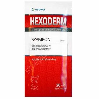 Szampon Hexoderm 20ml saszetka dla psa