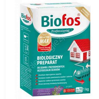 Preparat do szamb Biofos  1kg + żel do WC