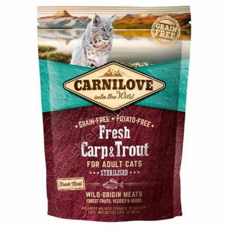 Carnilove Kot  400g Fresh Carp&Trout Sterilised