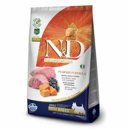 Farmina N&D Dog Adult Mini Pumpkin Lamb&Blueb2,5kg