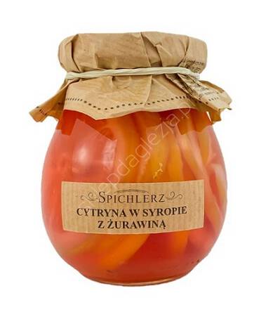 Syrop Cytryna w syropie z żurawiną 260g Spichlerz