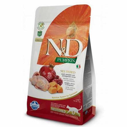 Farmina N&D Cat Pumpkin Neutre Quail&Pomegran0,3kg