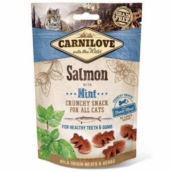 Carnilove Kot   50g Snack Crunch Salmon&Mint