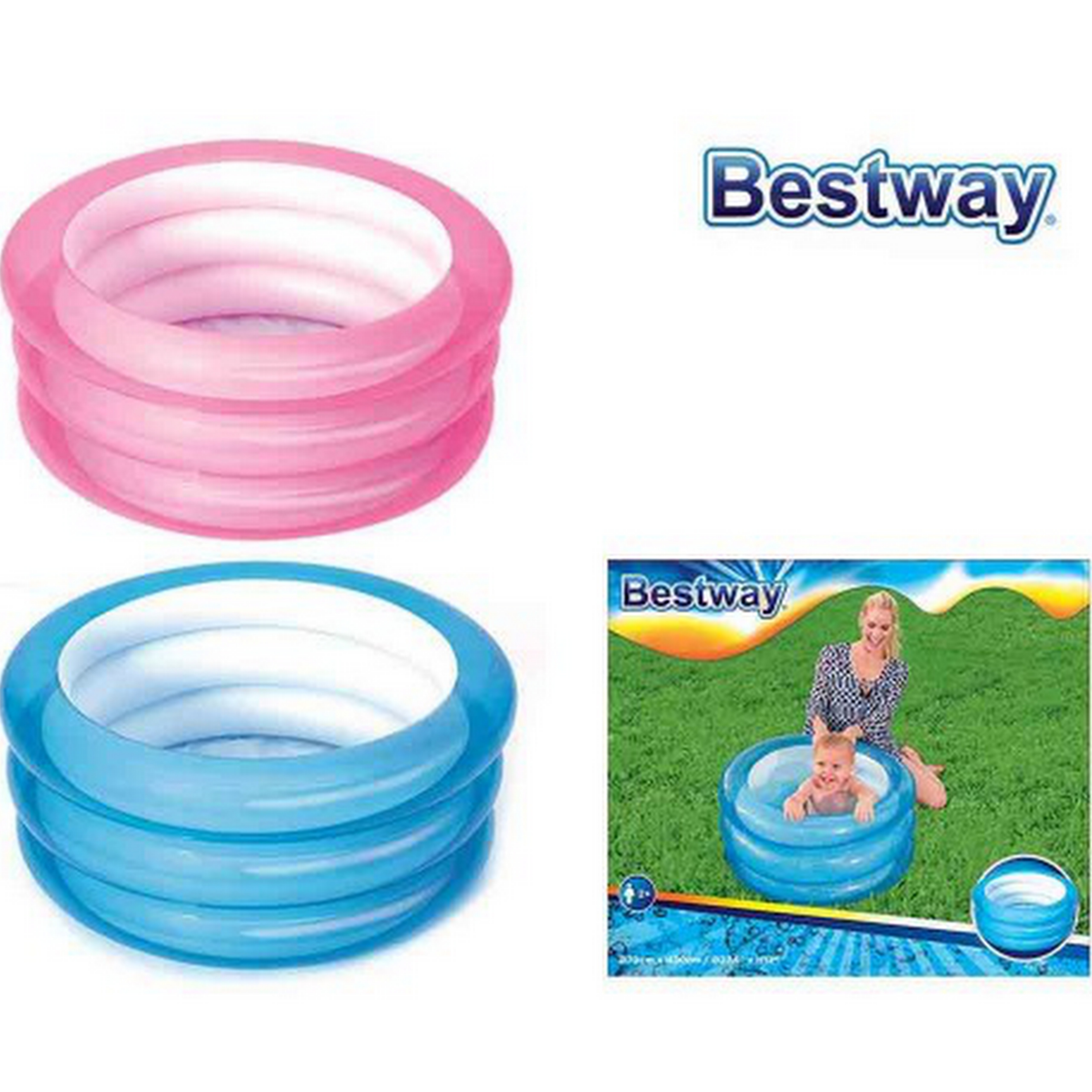 Фото - Надувний басейн Bestway Basen dmuchany dziecięcy KIDDIE 70xH30cm 