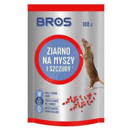 BROS Ziarno na myszy i szczury 100g