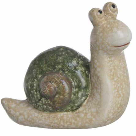 Figurka ceramiczna Ślimak 11cm