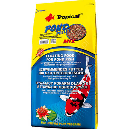 Pokarm dla ryb 4kg Pond Pellet Mix Size 