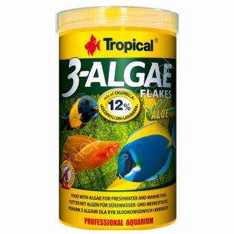 Pokarm dla ryb akwariowych 3-Algae Flakes 250ml