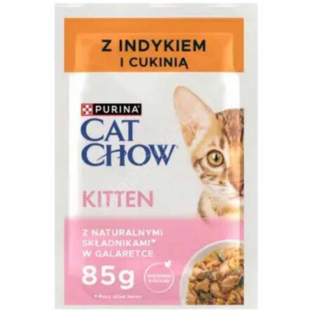 Purina    85g Cat Chow saszetka Kitten Indyk