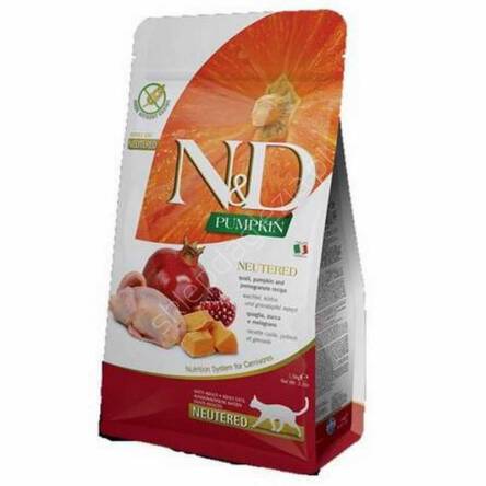 Farmina N&D Cat Pumpkin Neutre Quail&Pomegran1,5kg