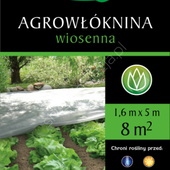 Agrowłóknina 1,6* 5  P17 hobby biała