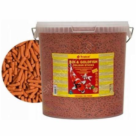 Pokarm dla ryb 21l/1,6k Koi Goldfish Colour Sticks