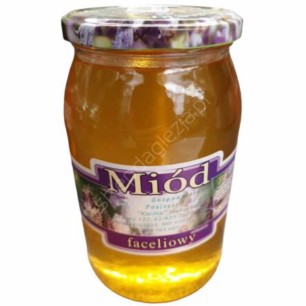 Miód pszczeli Faceliowy 0,9L (1150g) K