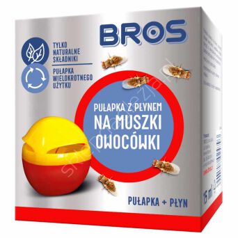 Pułapka na muszki owocówki z płynem 30ml