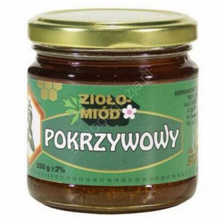 Miód 0,25kg zioło-miód pokrzywowy