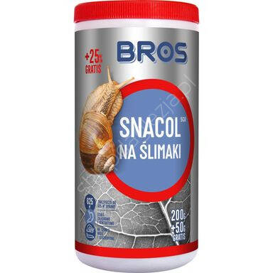 BROS Snacol na ślimaki  200g+50g gratis