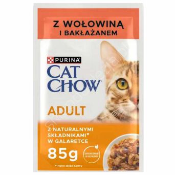 Purina    85g Cat Chow saszetka Wołowina i bakłażan