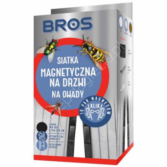 Siatka na drzwi magnetyczna 100*220 czarna 