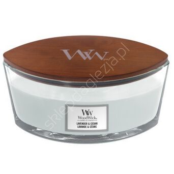 Świeca Wood Wick Elipsa Lavender&Cedar