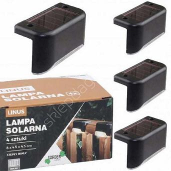 Lampa solarna Linus LED kpl. 4 szt. ciepły biały