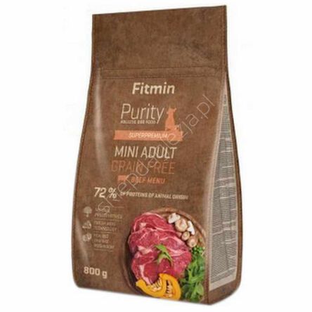 Fitmin  800g Purity Adult Mini Beef