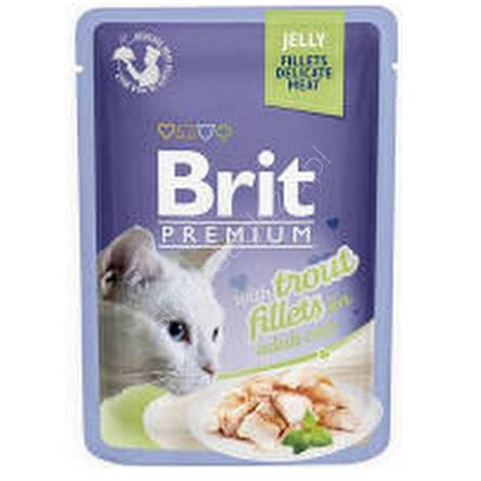 Brit Care Kot   85g żel Trout Fillet