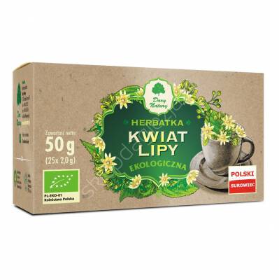 Herbata Eko Lipa kwiat 25x2,5g