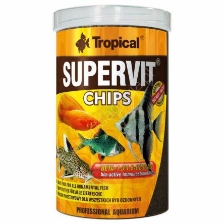 Pokarm dla ryb akwariowych Supervit Chips 100ml