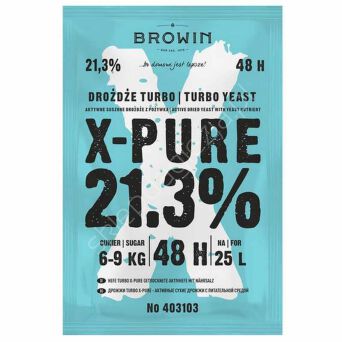 Drożdże gorzelnicze Turbo X-Pure 21,3% 135g