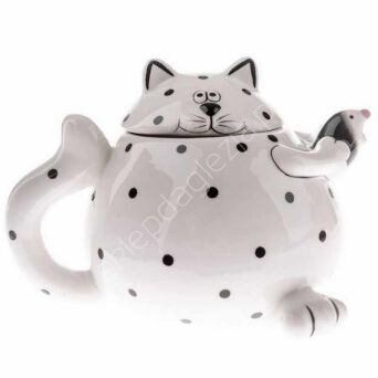 Czajniczek ceramiczny kot