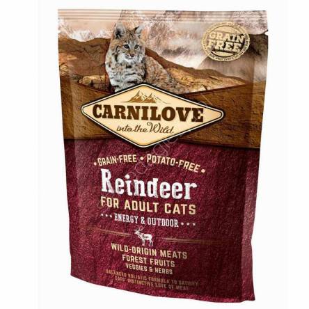 Carnilove Kot  400g Energy Outdoor Reinder