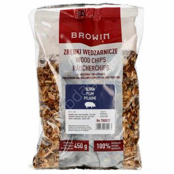 Zrębki do wędzenia i grilla 100% śliwa 450g