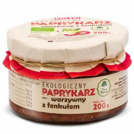 Paprykarz warzywny z fenkułem EKO 200g