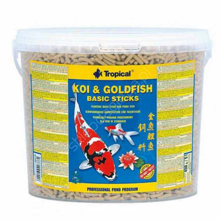 Pokarm dla ryb 5l/430g Koi Goldfish Basic Stics