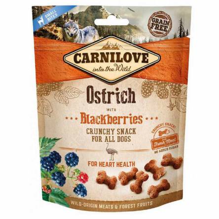 Carnilove Pies  200g Snack Crunch Ostric&Blacberri