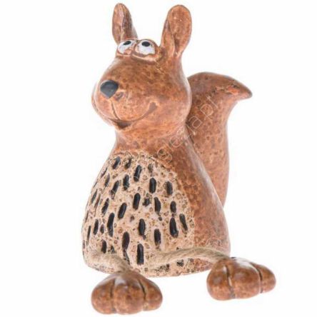 Figurka ceramiczna wiewiórka 11,4cm