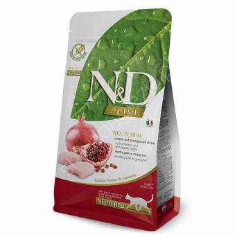 Farmina N&D Cat Neutered Chicken&Pomegra BZ 1,5kg