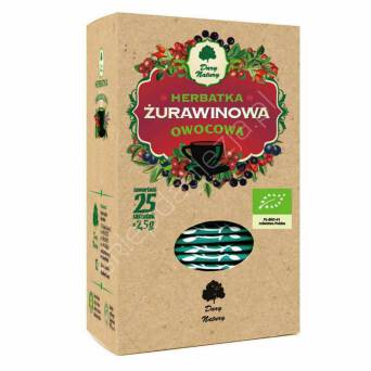 Herbata Eko Żurawinowa 25x2,5g